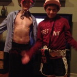 2013 – Samuel and Will Play Dress-up